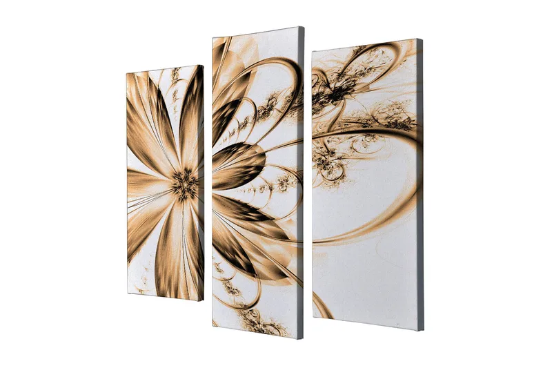 Dekorativ Canvastavla 3-Delar 45x20 cm - Flerfärgad - Inredning & dekor - Tavlor & konst - Canvastavla