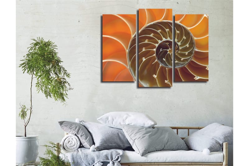 Dekorativ Canvastavla 3-Delar 45x20 cm - Flerfärgad - Inredning & dekor - Tavlor & konst - Canvastavla