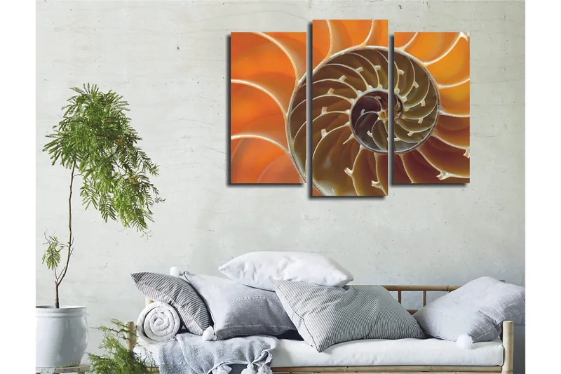 Dekorativ Canvastavla 3-Delar 45x20 cm - Flerfärgad - Inredning & dekor - Tavlor & konst - Canvastavla