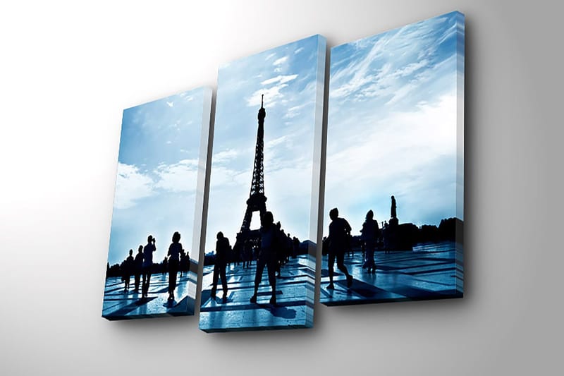 Dekorativ Canvastavla 3-Delar 45x20 cm - Flerfärgad - Inredning & dekor - Tavlor & konst - Canvastavla