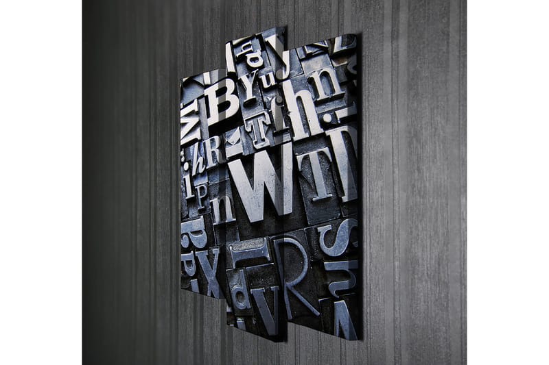 Dekorativ Canvastavla 3-Delar 45x20 cm - Flerfärgad - Inredning & dekor - Tavlor & konst - Canvastavla