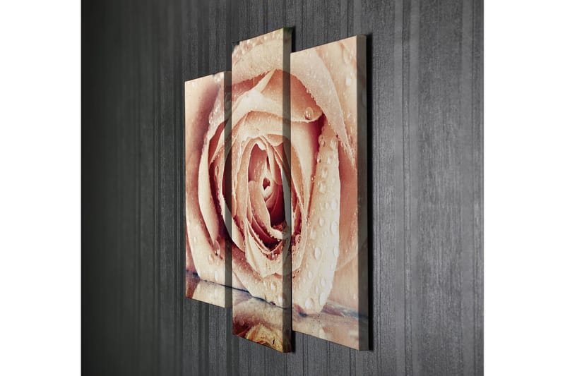 Dekorativ Canvastavla 3-Delar 45x20 cm - Flerfärgad - Inredning & dekor - Tavlor & konst - Canvastavla