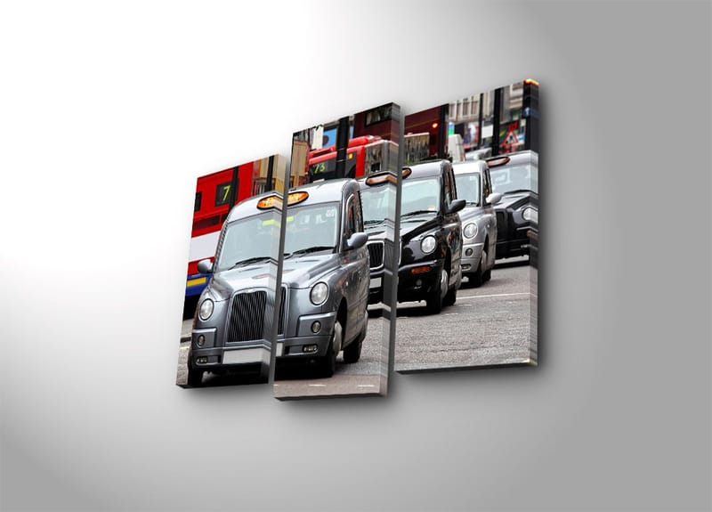 Dekorativ Canvastavla 3-Delar 45x20 cm - Flerfärgad - Inredning & dekor - Tavlor & konst - Canvastavla