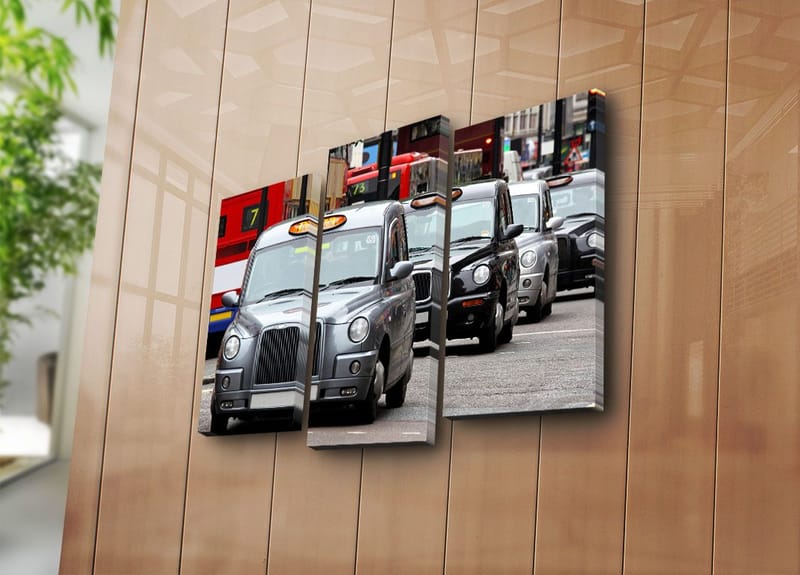 Dekorativ Canvastavla 3-Delar 45x20 cm - Flerfärgad - Inredning & dekor - Tavlor & konst - Canvastavla