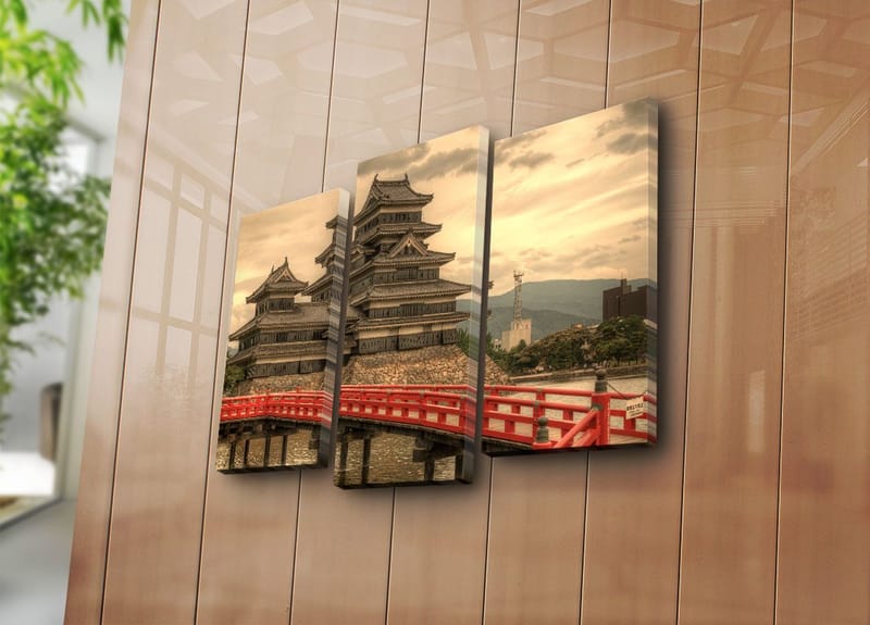 Dekorativ Canvastavla 3-Delar 45x20 cm - Flerfärgad - Inredning & dekor - Tavlor & konst - Canvastavla