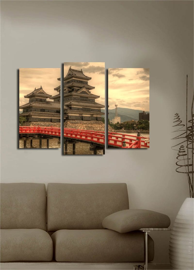 Dekorativ Canvastavla 3-Delar 45x20 cm - Flerfärgad - Inredning & dekor - Tavlor & konst - Canvastavla