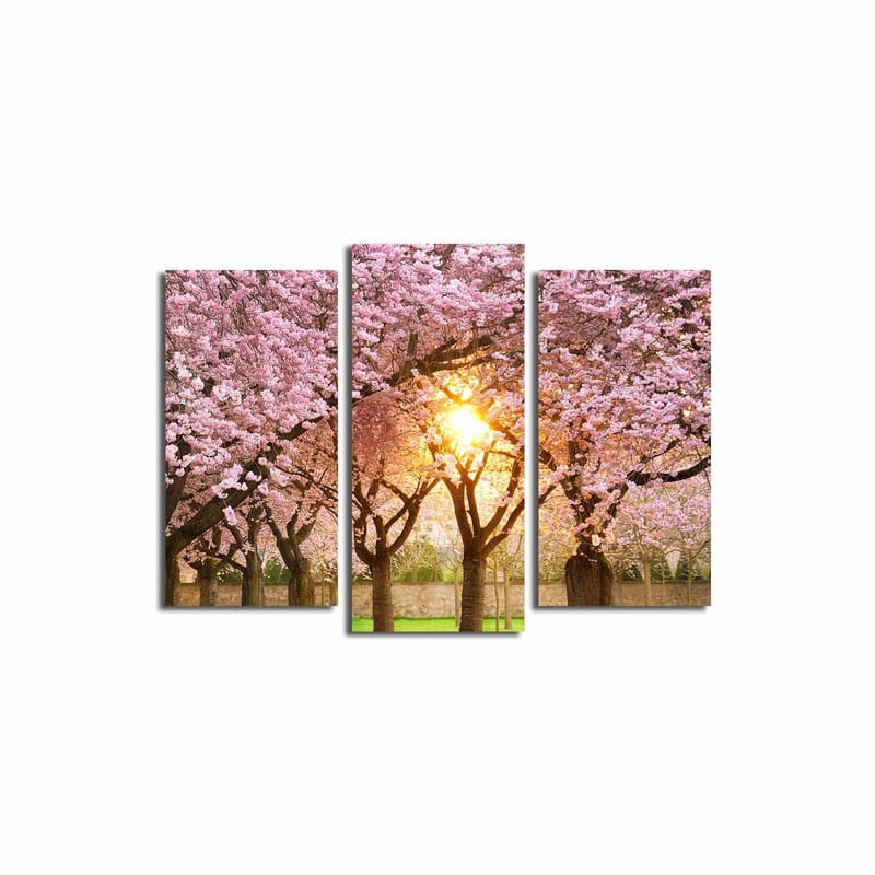 Dekorativ Canvastavla 3-Delar 45x20 cm - Flerfärgad - Inredning & dekor - Tavlor & konst - Canvastavla