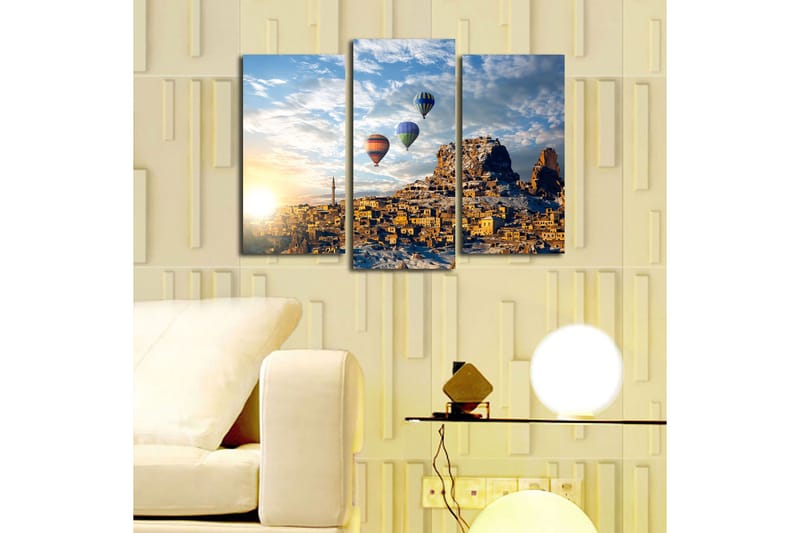 Dekorativ Canvastavla 3-Delar 45x20 cm - Flerfärgad - Inredning & dekor - Tavlor & konst - Canvastavla