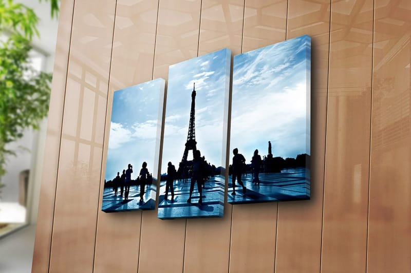 Dekorativ Canvastavla 3-Delar 45x20 cm - Flerfärgad - Inredning & dekor - Tavlor & konst - Canvastavla