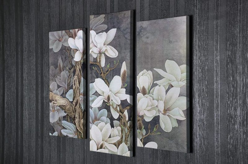 Dekorativ Canvastavla 3-Delar 45x20 cm - Flerfärgad - Inredning & dekor - Tavlor & konst - Canvastavla