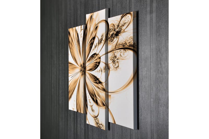 Dekorativ Canvastavla 3-Delar 45x20 cm - Flerfärgad - Inredning & dekor - Tavlor & konst - Canvastavla