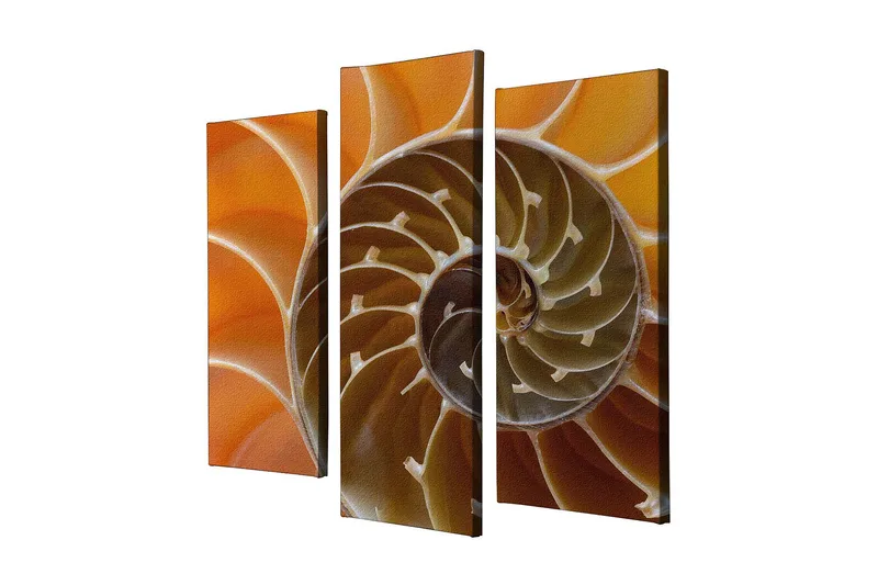 Dekorativ Canvastavla 3-Delar 45x20 cm - Flerfärgad - Inredning & dekor - Tavlor & konst - Canvastavla