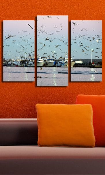 Dekorativ Canvastavla 3-Delar 45x20 cm - Flerfärgad - Inredning & dekor - Tavlor & konst - Canvastavla