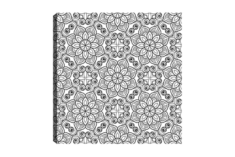 DEKORATIV CANVASTAVLA 30x30 cm Vit|Svart - Inredning & dekor - Tavlor & konst - Canvastavla