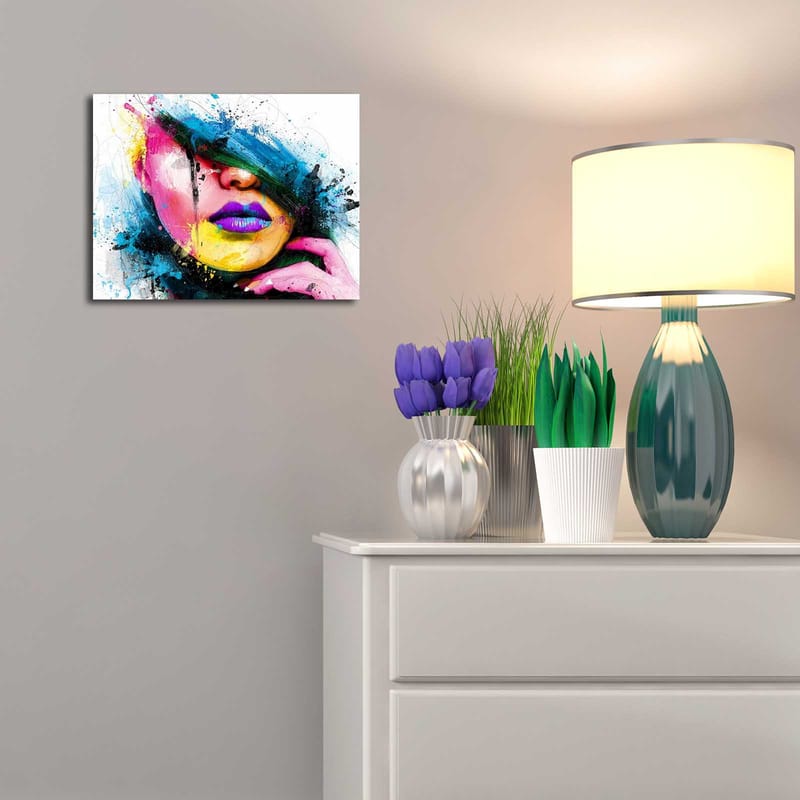 DEKORATIV CANVASTAVLA 30x40 cm Flerfärgad - Inredning & dekor - Tavlor & konst - Canvastavla