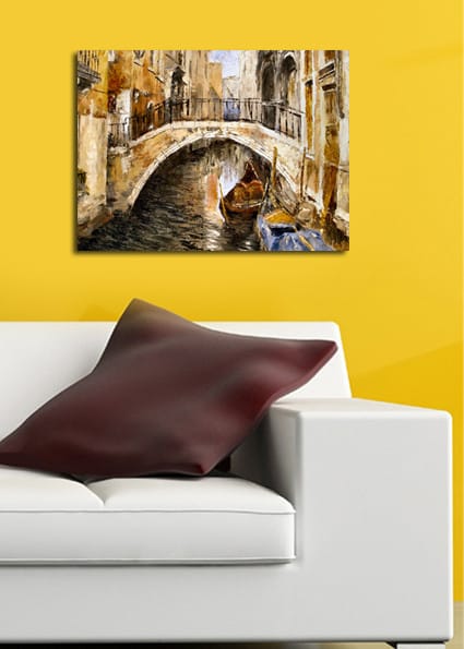 DEKORATIV CANVASTAVLA 30x40 cm Flerfärgad - Inredning & dekor - Tavlor & konst - Canvastavla