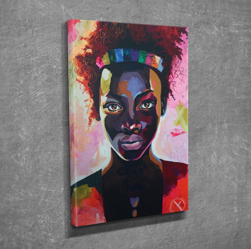 DEKORATIV CANVASTAVLA 30x40 cm Flerfärgad - Inredning & dekor - Tavlor & konst - Canvastavla