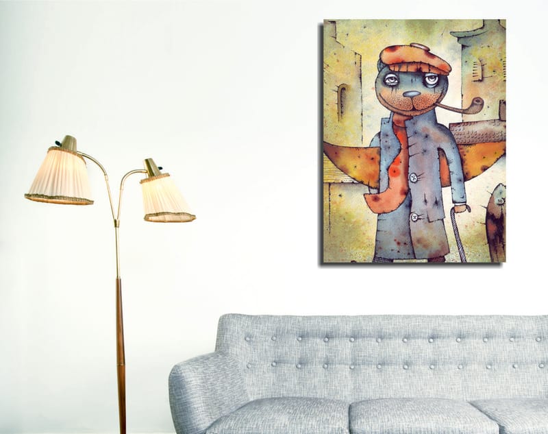 DEKORATIV CANVASTAVLA 30x40 cm Flerfärgad - Inredning & dekor - Tavlor & konst - Canvastavla