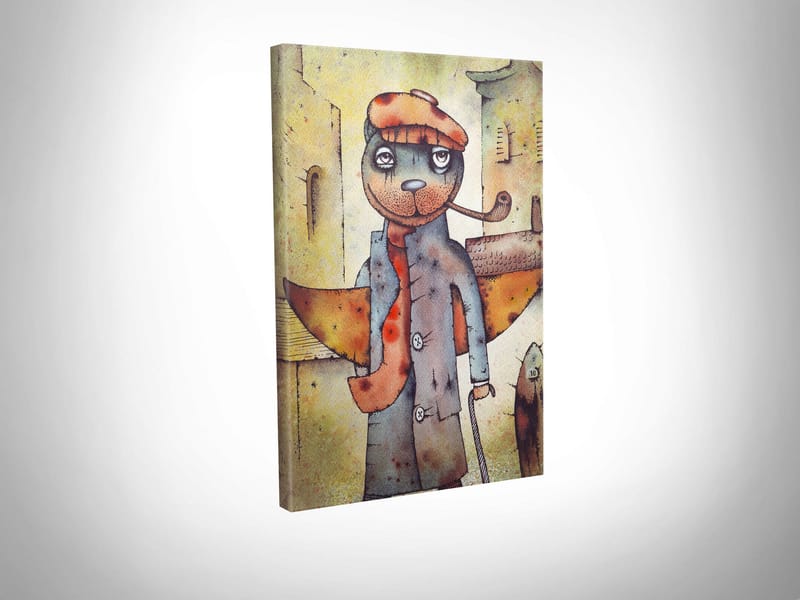 DEKORATIV CANVASTAVLA 30x40 cm Flerfärgad - Inredning & dekor - Tavlor & konst - Canvastavla