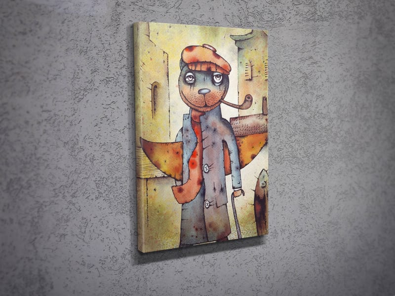 DEKORATIV CANVASTAVLA 30x40 cm Flerfärgad - Inredning & dekor - Tavlor & konst - Canvastavla