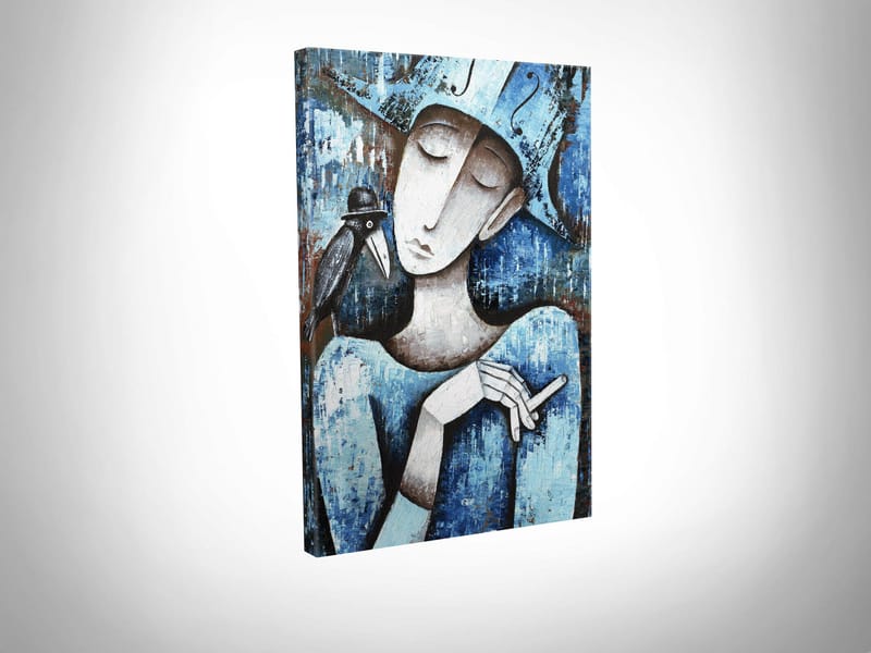 DEKORATIV CANVASTAVLA 30x40 cm Flerfärgad - Inredning & dekor - Tavlor & konst - Canvastavla