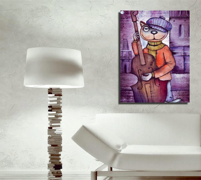 DEKORATIV CANVASTAVLA 30x40 cm Flerfärgad - Inredning & dekor - Tavlor & konst - Canvastavla