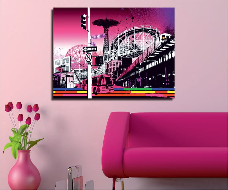 DEKORATIV CANVASTAVLA 30x40 cm Flerfärgad - Inredning & dekor - Tavlor & konst - Canvastavla