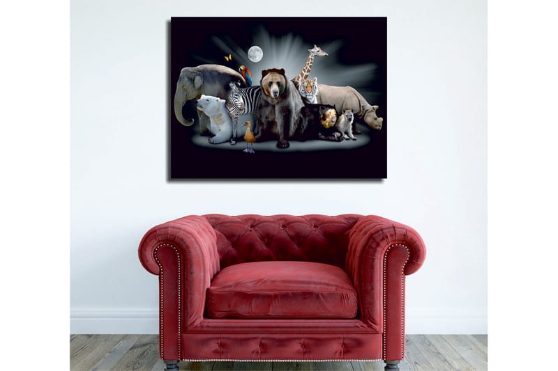 DEKORATIV CANVASTAVLA 30x40 cm Flerfärgad - Inredning & dekor - Tavlor & konst - Canvastavla