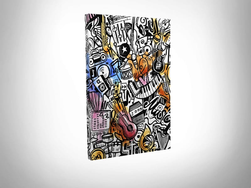 DEKORATIV CANVASTAVLA 30x40 cm Flerfärgad - Inredning & dekor - Tavlor & konst - Canvastavla