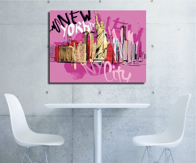 DEKORATIV CANVASTAVLA 30x40 cm Flerfärgad - Inredning & dekor - Tavlor & konst - Canvastavla
