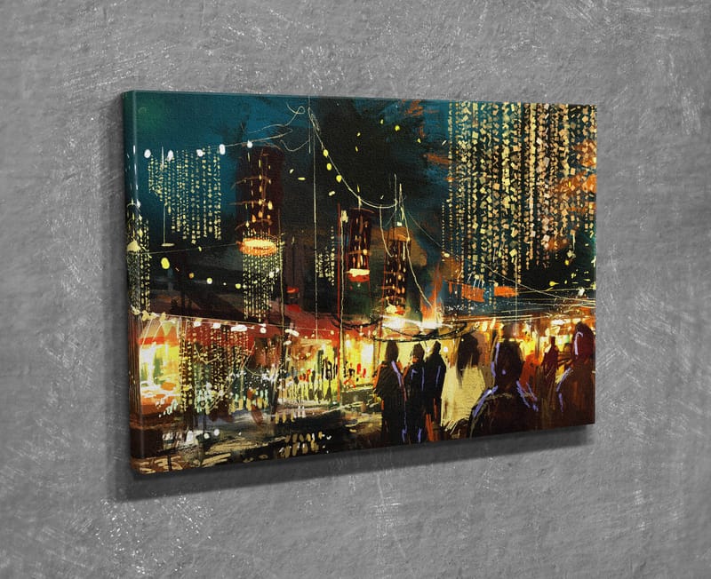 DEKORATIV CANVASTAVLA 30x40 cm Flerfärgad - Inredning & dekor - Tavlor & konst - Canvastavla