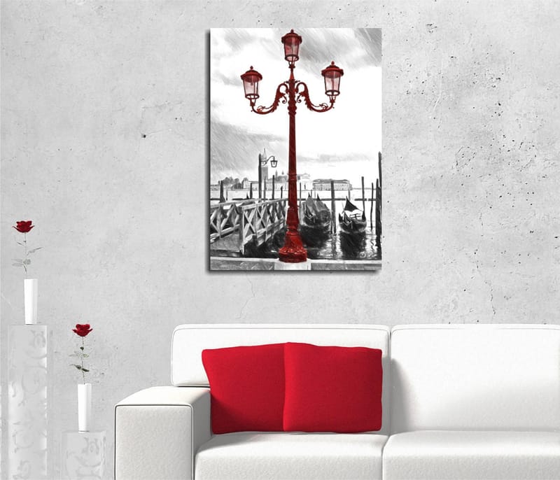 DEKORATIV CANVASTAVLA 30x40 cm Flerfärgad - Inredning & dekor - Tavlor & konst - Canvastavla