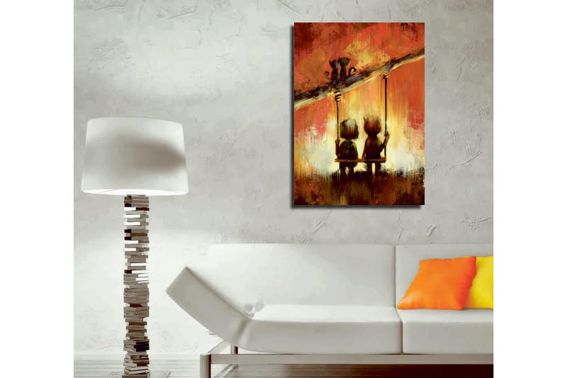 DEKORATIV CANVASTAVLA 30x40 cm Flerfärgad - Inredning & dekor - Tavlor & konst - Canvastavla