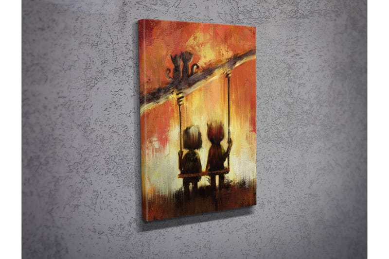 DEKORATIV CANVASTAVLA 30x40 cm Flerfärgad - Inredning & dekor - Tavlor & konst - Canvastavla