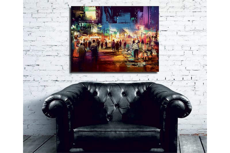 DEKORATIV CANVASTAVLA 30x40 cm Flerfärgad - Inredning & dekor - Tavlor & konst - Canvastavla