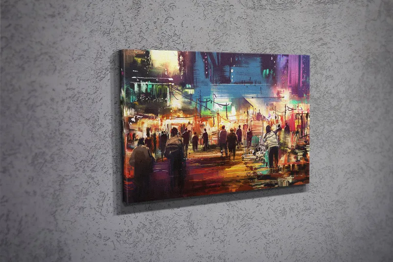 Dekorativ Canvastavla 30x40 cm - Flerfärgad - Inredning & dekor - Tavlor & konst - Canvastavla