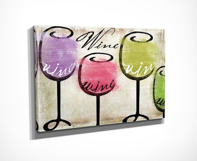 Dekorativ Canvastavla 30x40 cm - Flerfärgad - Inredning & dekor - Tavlor & konst - Canvastavla