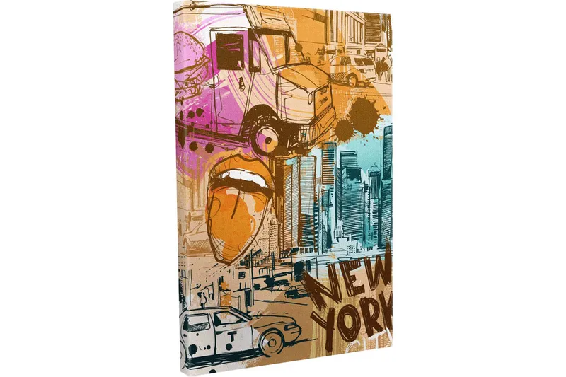 Dekorativ Canvastavla 30x40 cm - Flerfärgad - Inredning & dekor - Tavlor & konst - Canvastavla