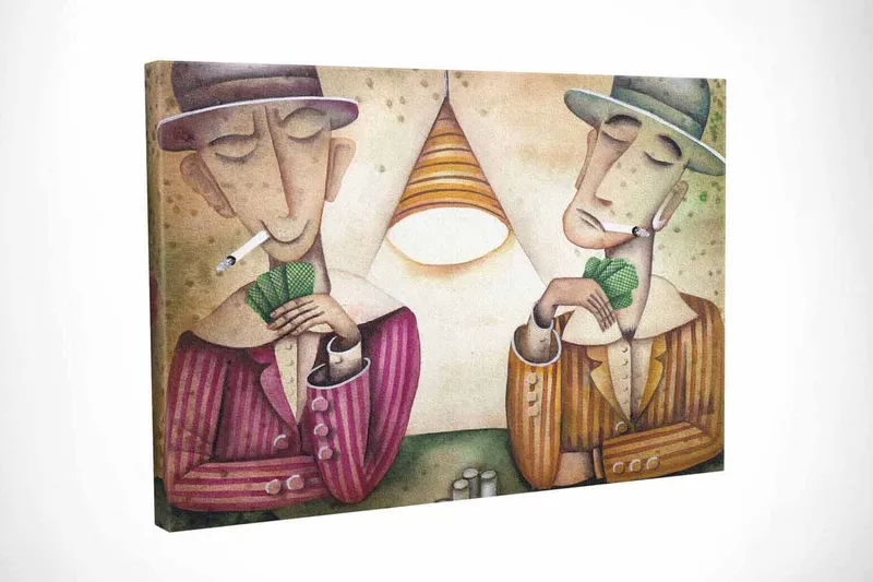 Dekorativ Canvastavla 30x40 cm - Flerfärgad - Inredning & dekor - Tavlor & konst - Canvastavla