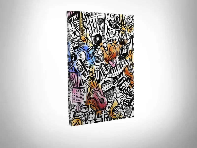 Dekorativ Canvastavla 30x40 cm - Flerfärgad - Inredning & dekor - Tavlor & konst - Canvastavla