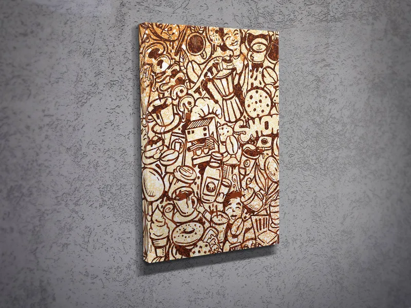 Dekorativ Canvastavla 30x40 cm - Flerfärgad - Inredning & dekor - Tavlor & konst - Canvastavla