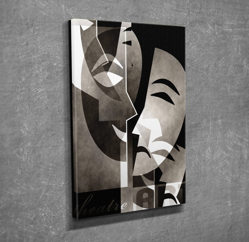 Dekorativ Canvastavla 30x40 cm - Flerfärgad - Inredning & dekor - Tavlor & konst - Canvastavla