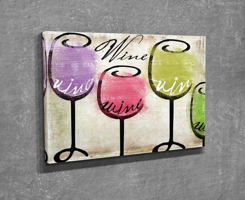 Dekorativ Canvastavla 30x40 cm - Flerfärgad - Inredning & dekor - Tavlor & konst - Canvastavla