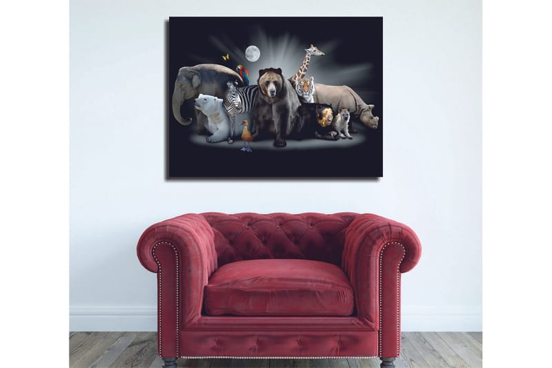 Dekorativ Canvastavla 30x40 cm, Flerfärgad