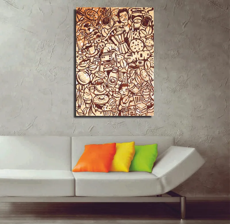 Dekorativ Canvastavla 30x40 cm, Flerfärgad