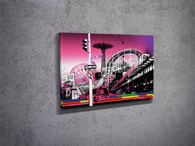 Dekorativ Canvastavla 30x40 cm - Flerfärgad - Inredning & dekor - Tavlor & konst - Canvastavla