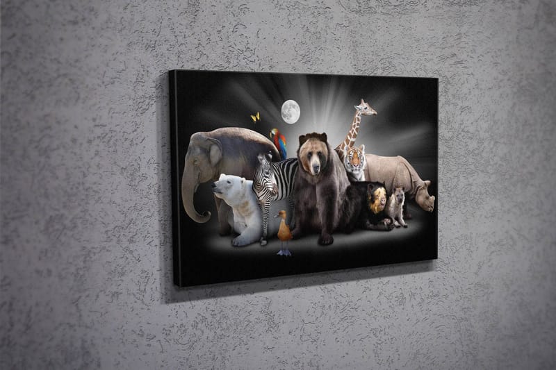 Dekorativ Canvastavla 30x40 cm - Flerfärgad - Inredning & dekor - Tavlor & konst - Canvastavla