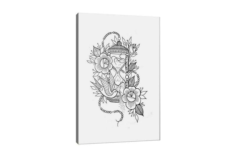 DEKORATIV CANVASTAVLA 30x40 cm Vit|Svart - Inredning & dekor - Tavlor & konst - Canvastavla