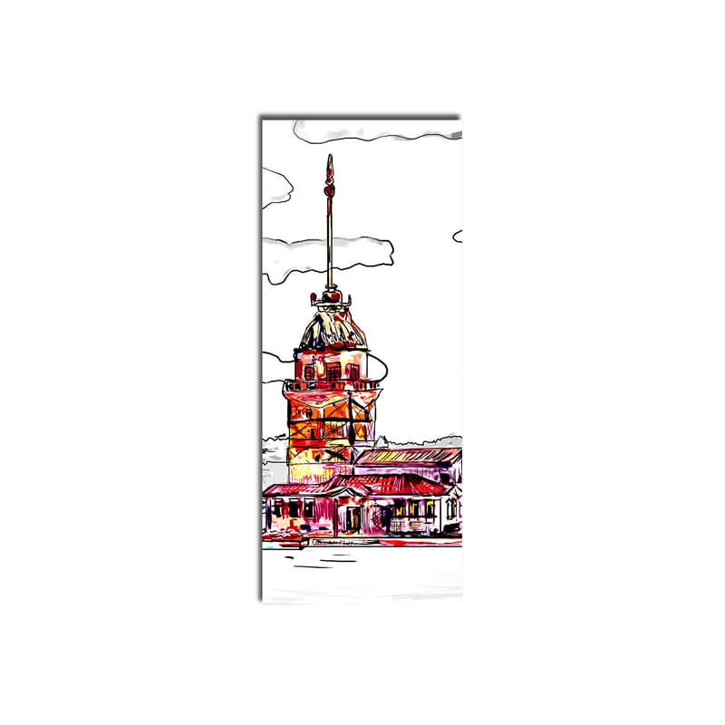 DEKORATIV CANVASTAVLA 30x70 cm Flerfärgad - Inredning & dekor - Tavlor & konst - Canvastavla
