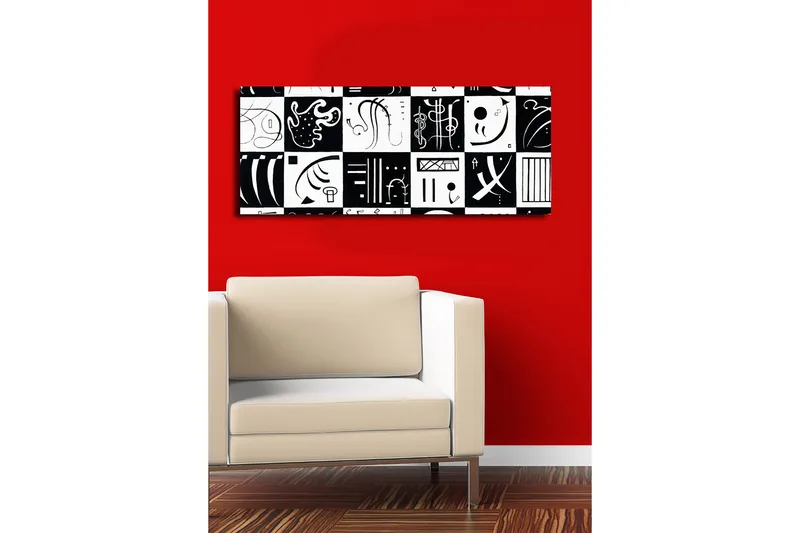 Dekorativ Canvastavla 30x70 cm, Flerfärgad